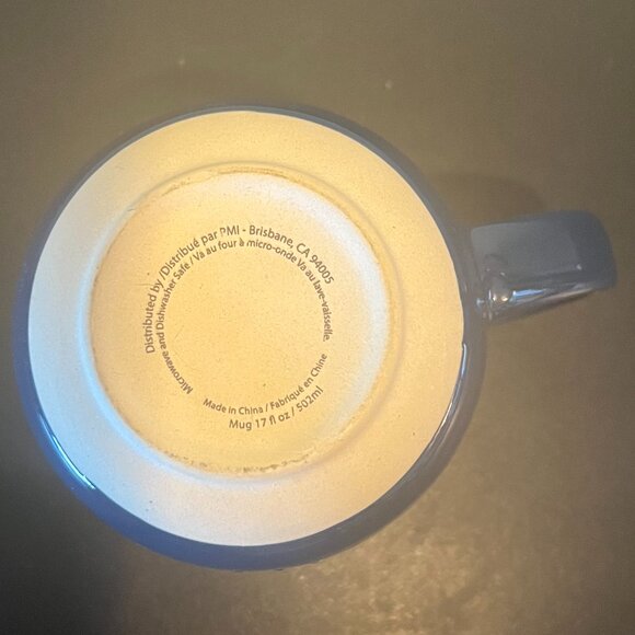 VIRGO Zodiac Horoscope Astrology Constellation Glazed Blue Pottery Mug ~ From P - Picture 8 of 10